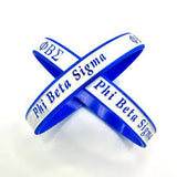 Phi Beta Sigma Silicone Wristband