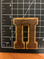 Double Raised Wood Letters 2 3/4