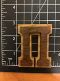 Double Raised Wood Letters 2 3/4