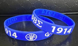 Phi Beta Sigma Silicone Wristband