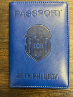 Zeta Leather Passport Cover