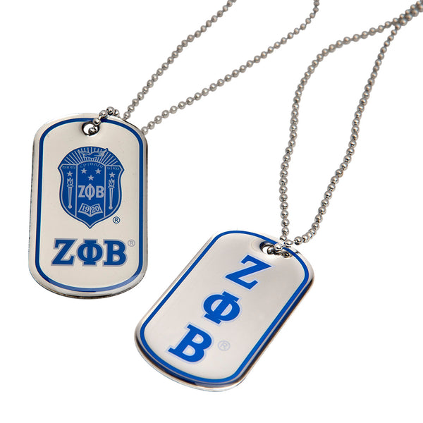 Zeta® Epoxy Dog-Tag Necklace